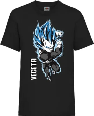 Produktbild von Kinder T-Shirt Dragon Anime Manga Ball Z Vegeta Vegeta, 3-4 Jahr - 104 / Schwarz