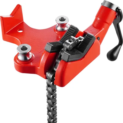 Produktbild von VEVOR Kettenrohrzange, 6,35–152,4 mm Kapazität, 710 mm Hochleistungskette und Gusseisenbasis, geeignet für Klempnerarbeiten, Autoreparatur, Metallverarbeitung