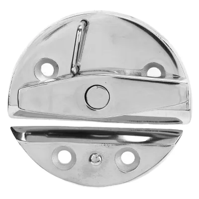 Image de Loquet rotatif pour bateau, loquet rotatif rond pour bateau, loquet à bouton tournant, loquet à bouton tournant rond pour bateau, loquet rotatif pour bateau, accessoires de quincaillerie marine