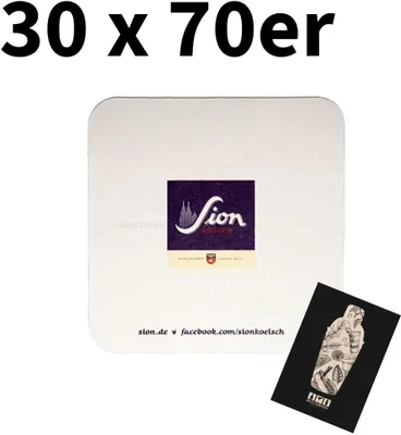 Produktbild von Sion Bierdeckel XXL Angebot 5 Blöcke mit insgesamt 2000 Bierdeckel