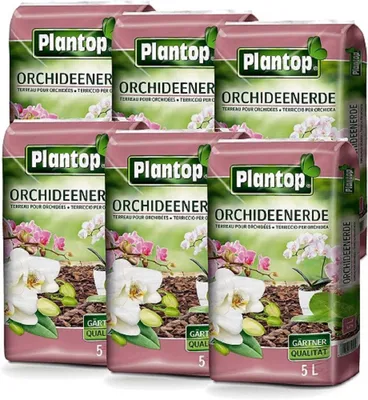 Produktbild von PLANTOP Orchideenerde  6 x 5 l
