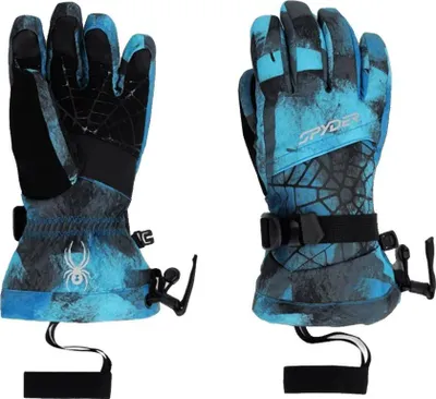 Produktbild von Spyder Overweb Handschuhe Blau M Kinder Blau M