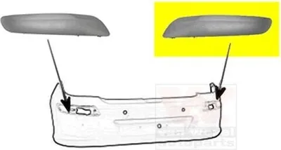 Immagine prodotto di VAN WEZEL 4042556 Rivestimento paraurti posteriore destro