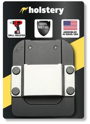 Obrázok produktu pre Držiak na vŕtačky DriverMaster Pro, určený na opasok, jednoduchý držiak s hákom