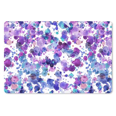 Produktbild von MuchoWow® Schreibtischunterlage Aquarell - Muster - Lila 60x40 cm - XXL Mauspad - Großes Mauspad