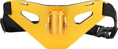 Produktbild von Aluminiumlegierung verstellbarer Fischereikampfgürtel stehen auf kerngepolsterte Fischstangenhalter (golden)