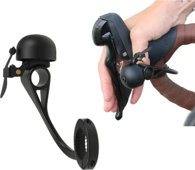 Produktbild von Crane Bell ENe SBR Fahrradklingel  allblack schwarz Rennrad Gravel Drop Bar Mount