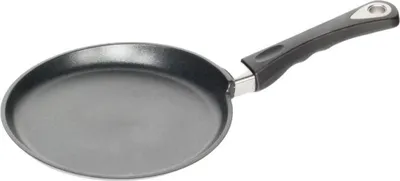 Image de Plaque à crêpes AMT Gastroguss 124, 24 cm, fonte d'aluminium, surface antiadhésive Lotan®, jusqu'à 240 °C, noir
