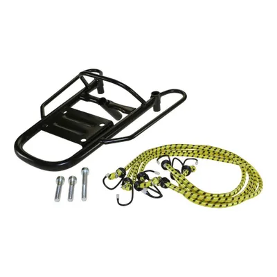 Produktbild von Gepäckträger 4 Takt China Roller Baotian, Rex , MKS mit Schrauben Set inkl. 4er Spanngummi-Set 60cm