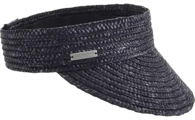 Seeberger Strohborte Schirm Visor in schwarz