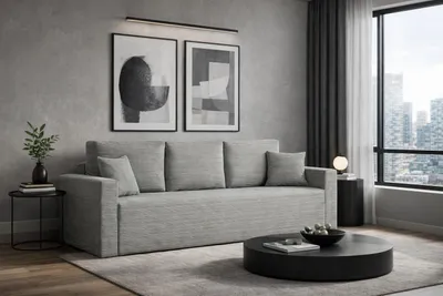 Image de Canapé moderne ZOOM avec fonction sommeil Gris