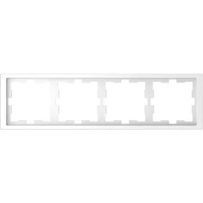 Immagine prodotto di Merten MEG4040-6535 Cornice di copertura a 4 ingressi D-Life bianco lotus