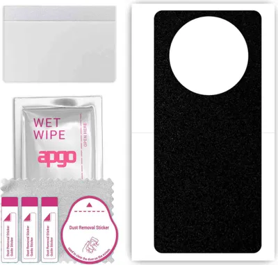 Produktbild von apgo Rückseite Schutzfolie, Skin, kompatibel mit Honor X9 4G, Hinten Displayschutzfolie aus Vinylfolie, kratzfest, einfache Montage - Mattschwarz