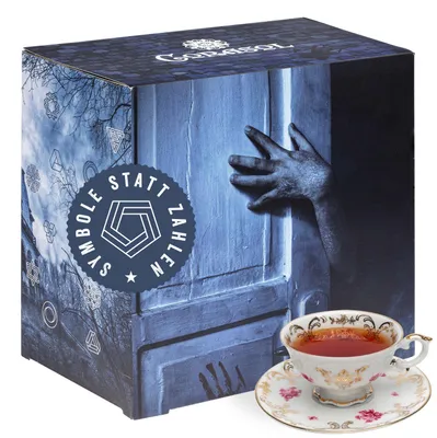 Produktbild von Corasol Escape & Tee Adventskalender: Ein wahnsinniges Spiel mit 24 Premium Tees & Escape-Rätsel-Thriller (226 g)