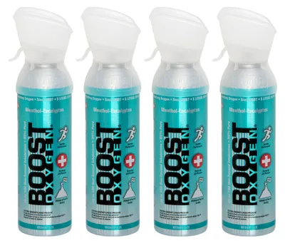 Produktbild von Zusätzlicher Sauerstoff in Dose Boost Oxygen Menthol Eukalyptus, mittel, 4x5L