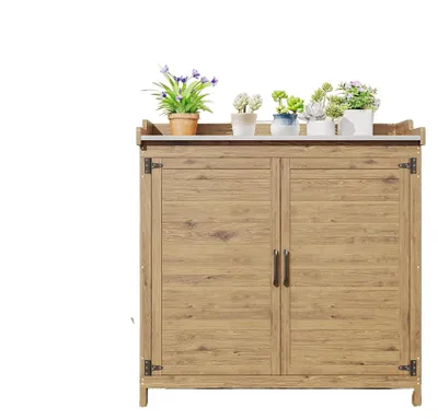 Image de Meuble de rangement - Armoire de rangement - Commode - Buffet - Armoire - Armoire en bois avec 5 tiroirs et une étagère ouverte