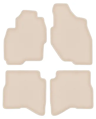Produktbild von DURBAN Beige Velours-Fußmatten-Set für Mitsubishi Pajero Pinin SUV (1999-2006)