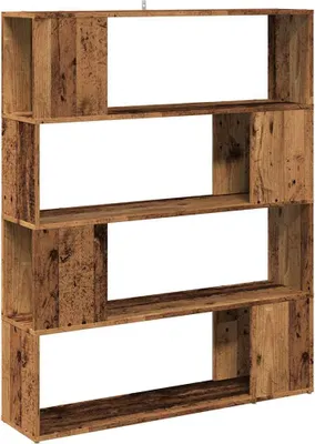 Immagine prodotto di Libreria/divisorio in legno di recupero 100x24x124,5 cm