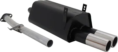 Image de Echappement sport Novus pour BMW Série 3 E36 316 / 318 2x76mm silencieux arrière avec ABE
