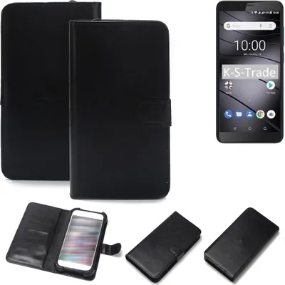 Produktbild von K-S-Trade Handyhülle Schutzhülle kompatibel mit Gigaset GS100 Handy Schutz Hülle Handyhülle Bumper schwarz 1x