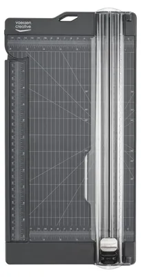 Productafbeelding van Vaessen creatieve papiersnijder met vouwplank, 15 x 30,5 cm, antracietgrijs - Papier