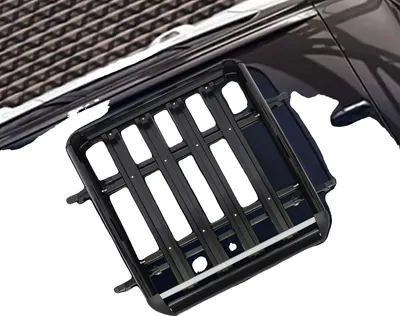 Produktbild von Dachträger, Aluminiumlegierung, 68 kg Tragfähigkeit, schwarz