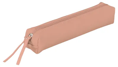 Image de Trousse Clairefontaine Leder 19,5 x 2,5 x 4 cm, couleur corail
