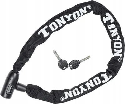 Produktbild von TONYON TY759 Fahrradschloss Kette 900mm schwarz