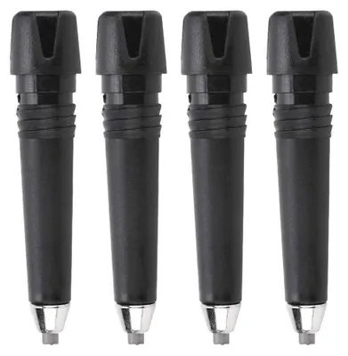 Imagen del producto de 4 puntas de goma para bastones de trekking, repuestos para bastones de senderismo