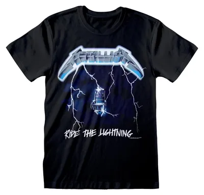 Image de T-shirt Metallica pour homme Ride The Lightning PG226 (XL) (noir)