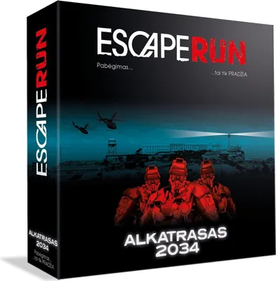 Immagine prodotto di Gioco tattico Escaperun Alcatraz 2034 (in lingua lituana)