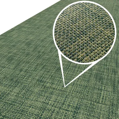 Produktbild von Outdoorläufer Teppich Läufermatte TATAMI Grün Rattan Robust Breite 100cm Länge 400cm
