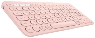Produktbild von Logitech K380 Multi-Device, Mini, Kabellos, Bluetooth, QWERTY, Rose