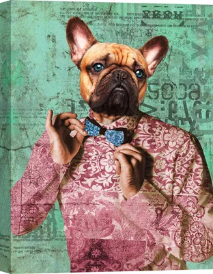 Zdjęcie produktu dla Obraz na płótnie, Animals Pop - VizLab, Dandy Boy - 60x40 cm