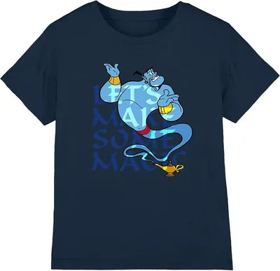 Obrázek produktu pro Aladin - "Let's Make Some Magic" T-Shirt für Kinder TV3430 (116) (Marineblau)