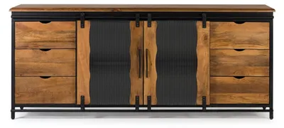 Produktbild von Sideboard aus Zanzibar-Mangoholz, 80 cm x 190 cm x 40 cm Giner y Colomer