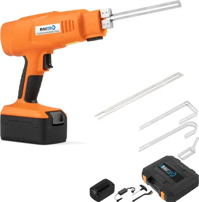 Produktbild von BAUTEC Styroporschneider Akku STYROCUTTER 200W » Set 7 » Kofferset inkl. 2 Akkus » Hartschaumschneider » Handgerät