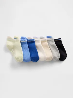 Produktbild von GAP Babysocken Knöchelsocken, 7 Paar, Mehrfarbig, Größe 12-24 Monate