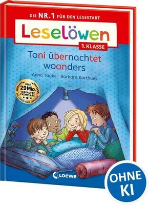 Produktbild von Leselöwen 1. Klasse - Toni übernachtet woanders