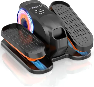 Produktbild von Mini Elektrischer Crosstrainer, Untertisch Ellipsentrainer für Zuhause mit Fernbedienung, LED-Display, 12 Geschwindigkeiten, Mini Ellipsentrainer Leise& Tragbar Stepper für Senioren Erwachsene