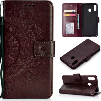 Produktbild von Huawei P40 lite E Handy Hülle Flip Case Cover Handytasche Etui Mandala