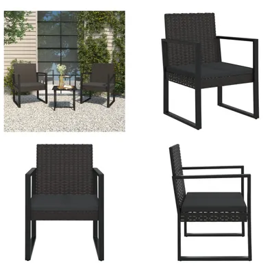 A collage of images showing outdoor chairs and a table.
