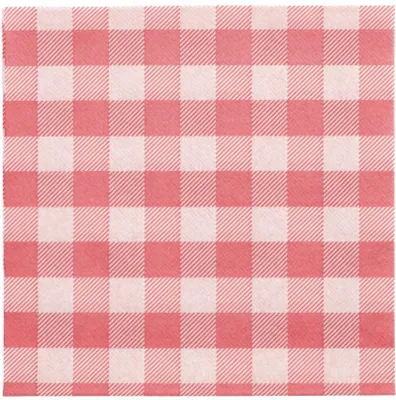 Produktbild von PAPSTAR Motiv-Servietten "Vichy Karo" 330 x 330 mm