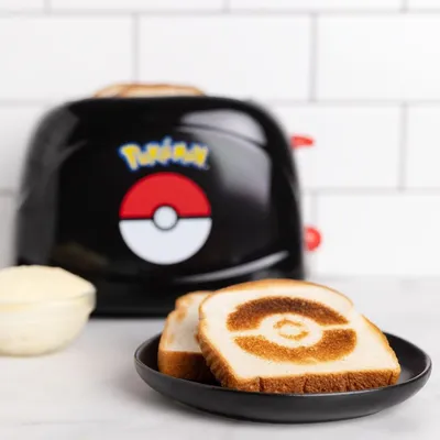 Zdjęcie produktu dla Mad Monkey Pokémon - Toaster, 2 kaw., Czarny, Czerwony, Biały, Przyciski, 254 mm, 152 mm, 178 mm