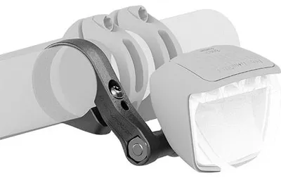 Produktbild von Busch + Müller Lampenhalter Kunststoff 25,4 & 31,8 mm - Befestigung für Dynam...
