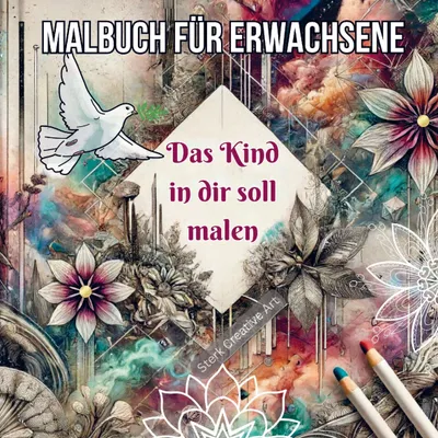 Produktbild von Malbuch für Erwachsene - Das Kind in Dir soll malen