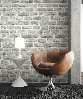 Produktbild von NEWROOM Tapete Beige Vliestapete - Floral Bunt Grau Blätter Modern