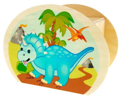 Obrázek produktu pro Hess Dřevěná pokladnička dinosaurus