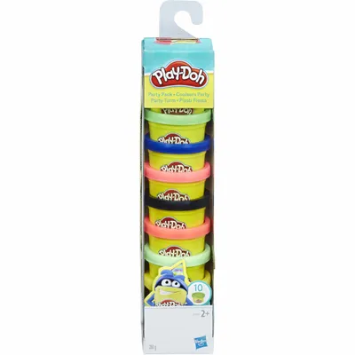 Zdjęcie produktu dla Play-Doh 22037EU6 Play-Doh Knete Party Turm farbsortiert 10 Farben je 28,0 g