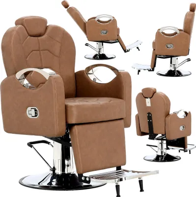 Zdjęcie produktu dla Fotel barberski Besarion fryzjerski hydrauliczny do salonu fryzjerskiego barber shop Barberking